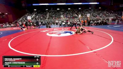 2A-132 lbs Cons. Semi - Michael Bassett, Rocky Mountain vs Mason Christenson, Lovell