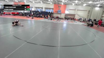 157 lbs Champ. Round 2 - Josh Warland, RIT vs Ayden Estep, St. John Fisher