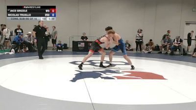 67 kg Cons. Sub-rd Of 16 - Jace Grizzle, Wichita Training Center vs Nicolas Trujillo, Community Youth Center - Concord Campus Wrestling