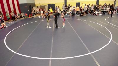 67-80 lbs Champ. Round 2 - Vivian Wenzel, MN vs Lyana Luqman, MN