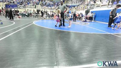 46 lbs Consi Of 8 #2 - Hayes Young, Husky Wrestling Club vs Kennedy Ashton, Bartlesville Wrestling Club