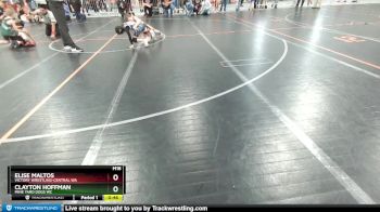 60-62 lbs Round 1 - Clayton Hoffman, Mine Yard Dogs WC vs Elise Maltos, Victory Wrestling-Central WA