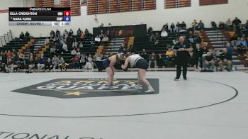 180 lbs Champ. Round 1 - Kara Kuge, Wisconsin Stevens Point vs Ella Creighton, Wisconsin - Oshkosh
