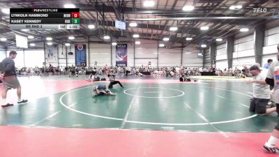 85 lbs Rr Rnd 2 - Lynkoln Hammond, Midwest RTC vs Kasey Kennedy, Ride Out Wrestling Club
