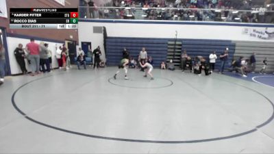 71 lbs Champ. Round 2 - Karder Fitter, Small Town Grims vs Rocco Dias, Shootbox Rigby