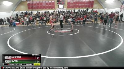 157 2B Semifinal - Jorge Samperio, Brewster vs Casen Clark, Tonasket