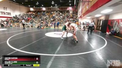 215 lbs Quarterfinal - Jacob Eaton, Powell vs Kaleb Clark, Green River