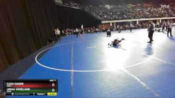 53 lbs Cons. Round 3 - Cash Hager, Iowa vs Uriah Wineland, Iowa