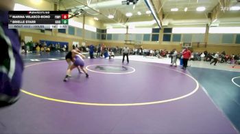 130lbs Quarterfinal - Brielle Starr, Goldendale (Girls) vs Marina Velasco-Bono, Federal Way (Girls)