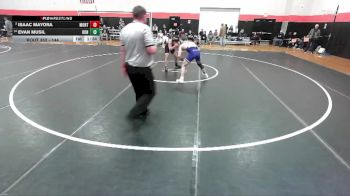 144 lbs Champ. Round 3 - Evan Musil, Rockton (HONONEGAH) vs Isaac Mayora, Lombard (MONTINI)