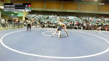 157 lbs Consi Of 32 #2 - Conner Ware, Stansbury vs Zarien Crook, Ridgeline