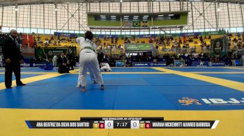 Mariah Mckennitt Alvares Barbosa vs Ana Beatriz Da Silva Dos Santos 2026 Brasileiro Jiu-Jitsu IBJJF