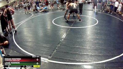 192 lbs Cons. Round 4 - Louis Mannion, Wolf Den vs Ocean Montero, Clovis West Wrestling