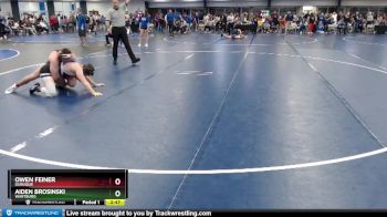 Elite 165 lbs Cons. Round 1 - Aiden Brosinski, Wartburg vs Owen Feiner, Dubuque