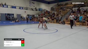 106 lbs Consi Of 8 #2 - Hudson Waldrop, Warrior Wrestling vs Reese Jones, Compound
