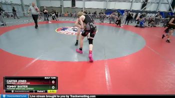 105 lbs Cons. Round 3 - Carter Jones, Team Real Life Wrestling vs Tommy Baxter, Punisher Wrestling Company