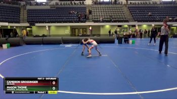 65 lbs 5th Place Match - Mason Thome, Immortal Athletics WC vs Cameron Grossinger, MN Elite