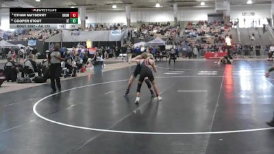 AA 120 lbs Cons. Round 2 - Cooper Stout, Siegel High School vs Ethan Mayberry, Kirkwood High School