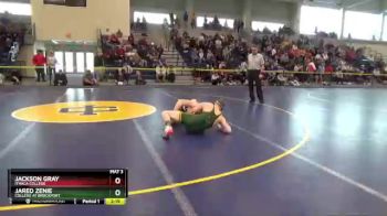 174 lbs Champ. Round 1 - Jared Zenie, College At Brockport vs Jackson Gray, Ithaca College