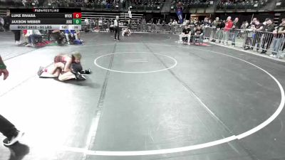 91 lbs Consi Of 4 - Luke Rivara, Wyckoff vs Jaxson Weber, Jersey 74