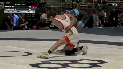 55 Finals kg Champ. Round 2 - Ezekiel Witt, Bison Wrestling Club vs Caleb Noble, SOUTHWEST RTC/TOSS ACADEMY