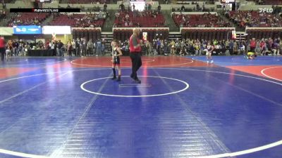 58 lbs Cons. Round 7 - Gabriel Fowler, Cody Wrestling Club vs Bowen Hackbarth, Bozeman Wrestling Club