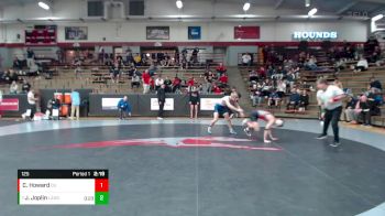 125 lbs Cons. Round 4 - James Joplin, Lander vs Caden Howard, Drury