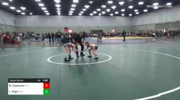 64 lbs Consolation - Bailey Copeland, Keystone Kids Wrestling vs Libertie Nigh, Ohio Crazy Goats