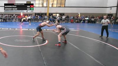 157Red lbs Rr Rnd 1 - Jackson Polo, Penn vs Anthony Mann, Sacred Heart