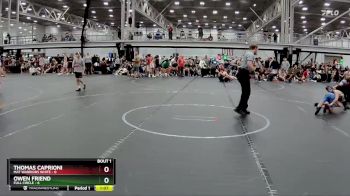 76 lbs Semis (4 Team) - Thomas Caprioni, Mat Warriors White vs Owen Friend, Full Circle