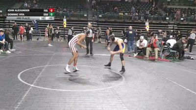 120 lbs 3rd Place - John Alexander, Paulsboro vs Dominic Vita, Cranford