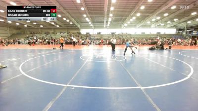 80 lbs Rr Rnd 2 - Silas Bennett, Buffalo Valley Wrestling Club EL Black vs Oscar Minnick, Knights Wrestling Club