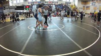 190 lbs Cons. Round 4 - Caleb Causey, McKeel Academy vs Luke Palukaitis, Steinbrenner