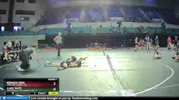 75 lbs Round 1 (3 Team) - Kensen Sims, Cane Bay Cobras vs Luke Paitl, Summerville Takedown Club