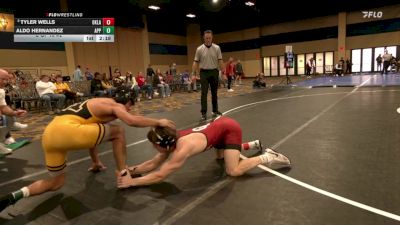 141 lbs C Of 16 #2 - Tyler Wells, Oklahoma vs Aldo Hernandez, Appalachian State