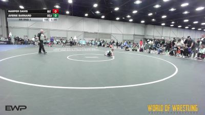 40 lbs Rr Rnd 1 - Harper Davis, Mat Union Misfits K-6 vs Averie Barnard, Oklahoma Mafia Girls K-6