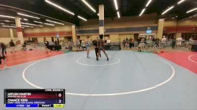 157 lbs Cons. Round 5 - Jaylen Martin, Spartan Mat Club vs Chance Kidd, Caney Creek High School Wrestling