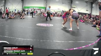 138 lbs Round 1 (3 Team) - Breanna Corley, Lady Reapers vs Esperanza `Peanut` Huitron, Fierce & Scrappy