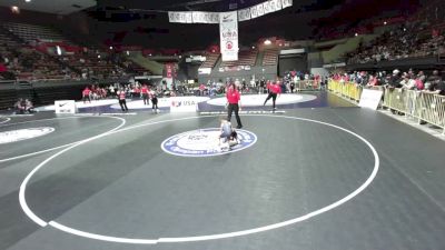 63 lbs Champ. Rd Of 16 - Caleb Johnson, RBWC (Rancho Bernardo Wrestling Club) vs Cade Manosar, Marvel Wrestling Academy