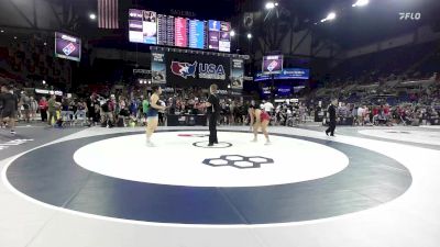 190 lbs 5th Place Match - Evelyn Vargas, CA vs Selena Mares-Castro, WA