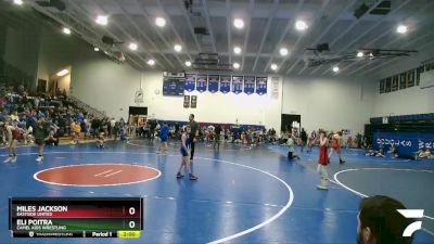 70 lbs Quarterfinal - Miles Jackson, Eastside United vs Eli Poitra, Camel Kids Wrestling