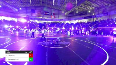 74 lbs Semifinal - Landon Caro, Mat Demon WC vs Cristiano Pacheco, Bear Cave WC