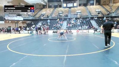 138 lbs Quarterfinal - Joy Jackson, Schreiner University vs Ashlynn Goodwin, Fort Hays State