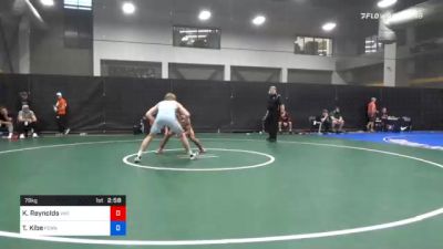 79 kg Consolation - Kevin Reynolds, Viking Wrestling Club (IA) vs Trey Kibe, Pennsylvania