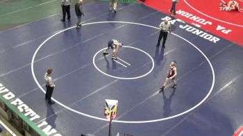 89 lbs Consi Of 16 #1 - Peter Adams, Punxsutawney vs Rowan Weikel, Central Mountain