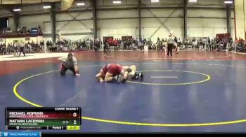 157 lbs Champ. Round 1 - Nathan Lackman, Rhode Island College vs Michael Hopkins, Bridgewater State University