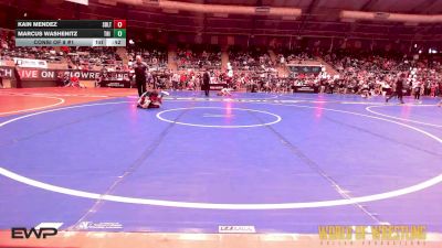 58 lbs Consi Of 8 #1 - Kain Mendez, Sebolt Wrestling Academy vs Marcus Washenitz, Tri State Hammers