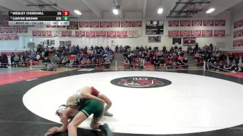106 lbs Quarterfinal - Wesley Churchill, Spaulding vs Carter Brown, Springfield