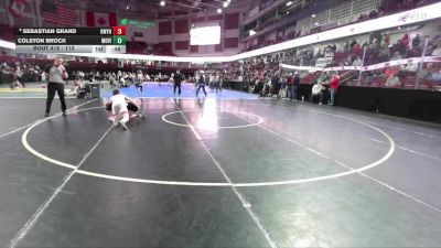 113 lbs Cons. Round 4 - Sebastian Grand, Owyhee vs Colston Brock, Mountain View