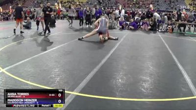 180 lbs Round 1 (16 Team) - Madison Sandquist, Sacred Heart vs Alison Evans, Colorado Mesa University